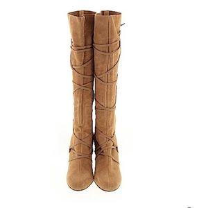 Michael Kors suede over the knee boots